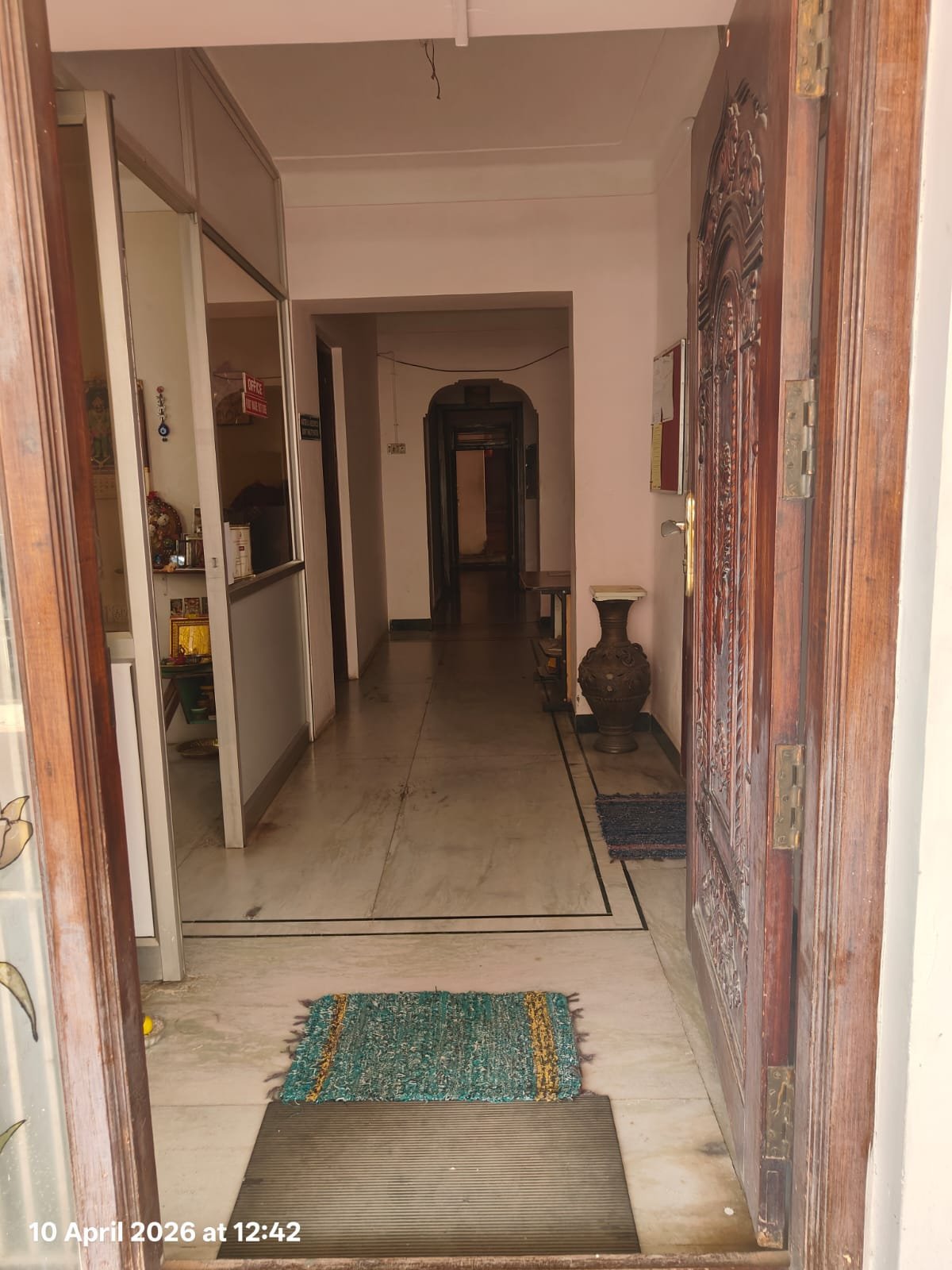 Entry area leading into Heaven Ladies Hostel