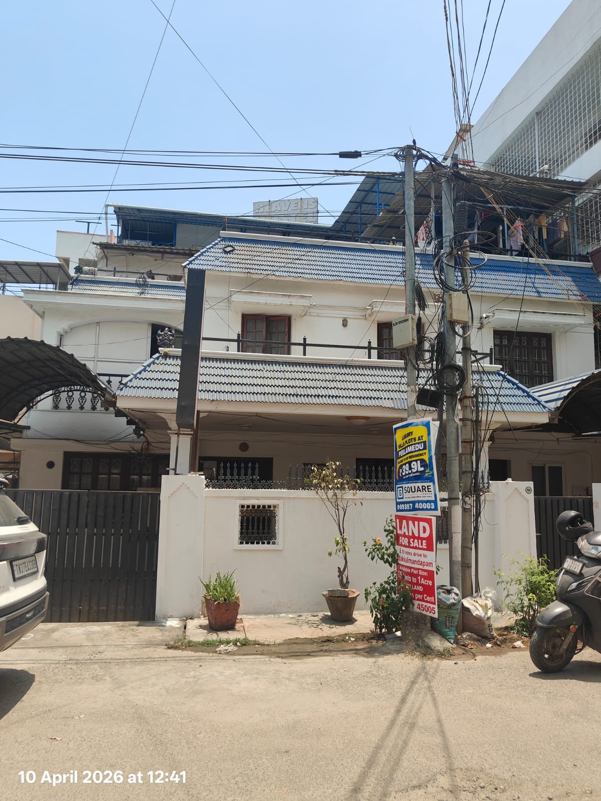 Street-side exterior view of the hostel building